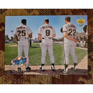 1993 Upper Deck - Barry Bonds, Will Clark, Matt Williams #471